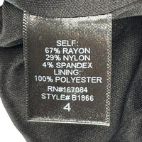 Pomander Place NEW Black Ponte Remington Off the Shoulder Blazer Dress Size 4