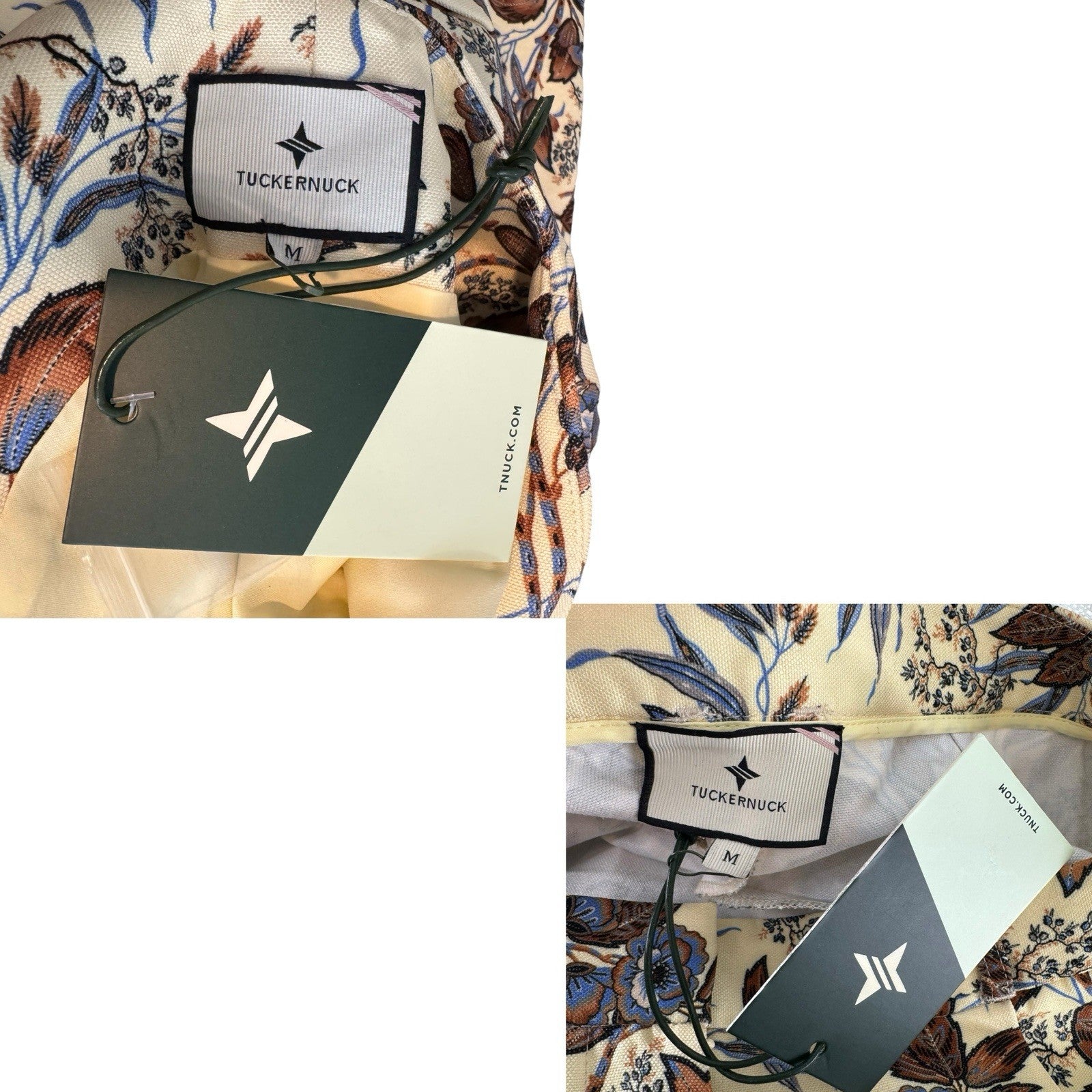 Tuckernuck NEW Montrose Chintz Martine Vest Safari Shorts Matching Set Size M