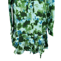 Tuckernuck NEW Deep Lagoon Tate Green Drop Waist Long Sleeve Mini Dress XS