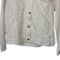 Free People | NEW Jolene Trucker Denim Jacket In Ecru Size S