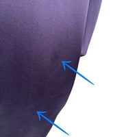 The Sei 100% Silk Long Sleeve Tie Satin Front Blouse in Fig Purple Size 10