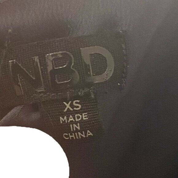 NBD NEW Lila Cowl Neckline Gown in Blueberry Size XS