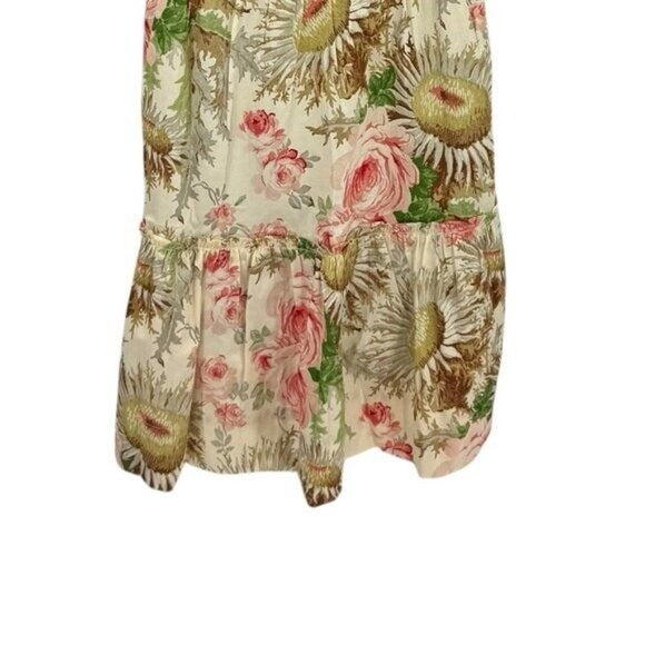 Tuckernuck | NEW Sun Faded Floral Crawford V-neckline Mini Dress Size XXS