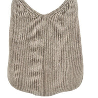 Alex Mill NEW Billie Sweater V Neck Casual Tank in Tan Oatmeal Size M