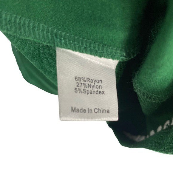 Tuckernuck NEW Miguelina Green Embroidered Shift Mini Dress Size 2XS