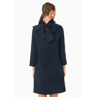 Tuckernuck | NEW Navy Daphne High Neck Long Sleeve Mini Dress Size XXS