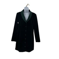 Pomander Place NEW Green Velvet Stacie Blazer Formal Retro Mini Dress Size 8