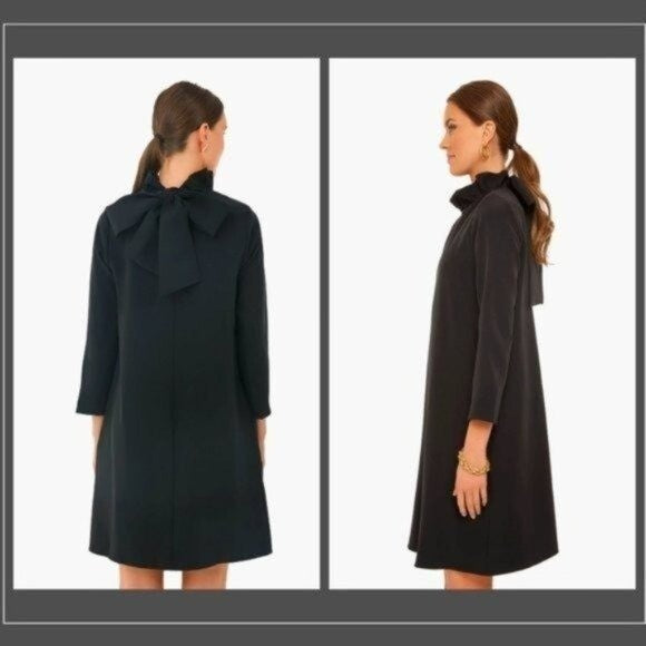Tuckernuck | NEW Black Daphne Three-Quarter Length Sleeve Mini Dress Size XXS