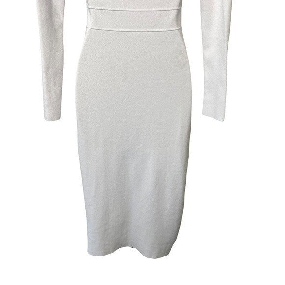 ALL THE WAYS | NEW Violet Midi Dress in White Size S