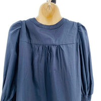 Pomander Place | NEW Navy Cotton Poplin Kenzo Mini Dress Size S
