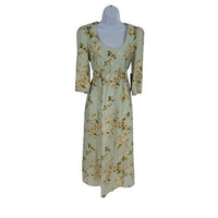 Tuckernuck NEW Aqua Watercolor Marlena Floral Sundress Midi Dress Size XS
