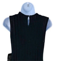 Pomander Place NEW Black Knit Adi Sleeveless A Line Classic Mini Dress Size XXS