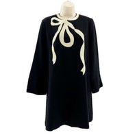 Tuckernuck | NEW Black Bow Jamie Long Sleeve Sequins Mini Dress Size XXS