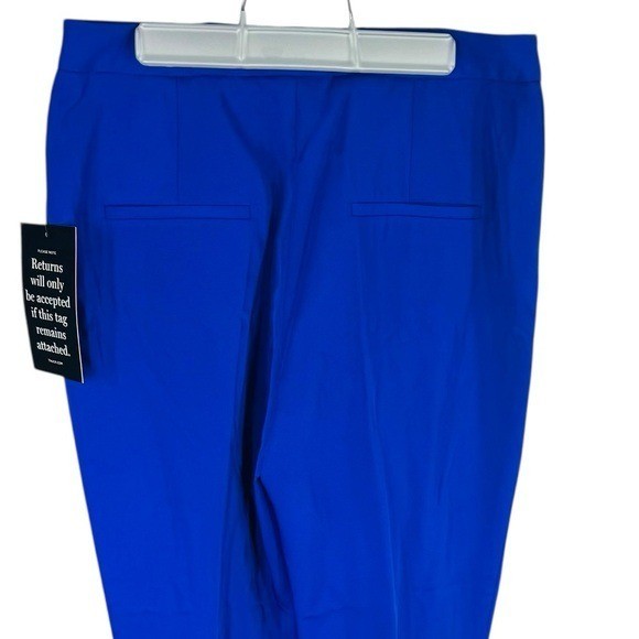 Tuckernuck NEW Sapphire Blue Duncan Pleated Straight Leg Trouser Pant Size M