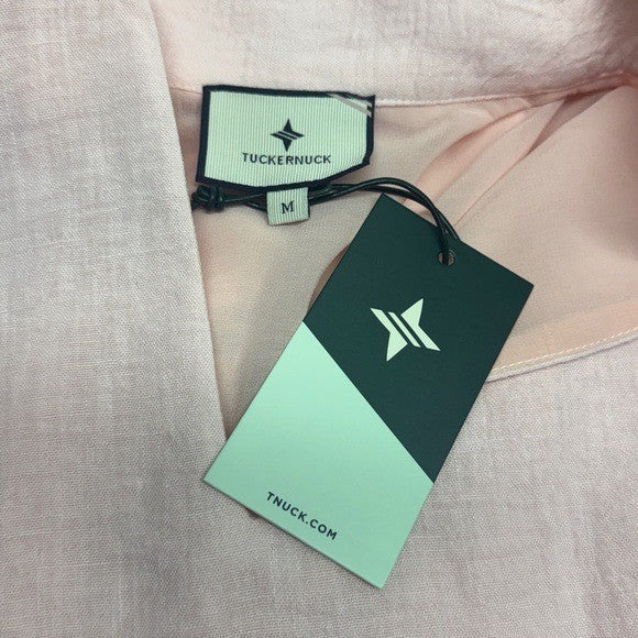 Tuckernuck | NEW Pink Salt Eyelet Jane Long Blouson Sleeve Blouse Size M