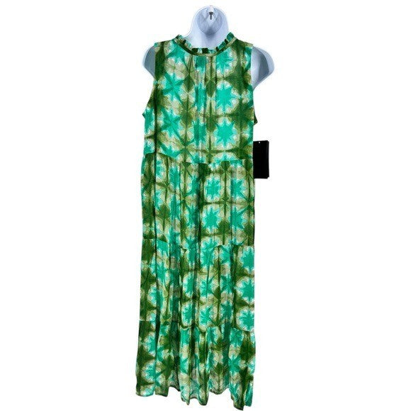 Tuckernuck NEW Seafoam Medallion Green Sleeveless Salty Paloma Caftan Size S