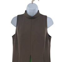 Tuckernuck | NEW Brown Green Demitasse Griffiths Sleeveless Mini Dress Size XXXL