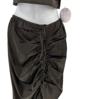 Mable x Petal & Pup NEW Angelique Open Back Crop Two Piece Set Midi Dress Size M