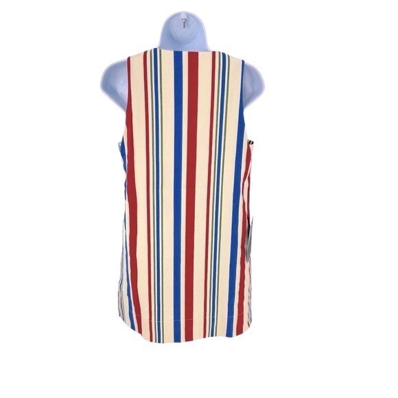 Pomander Place | NEW Americana Stripe Kira V-neckline Mini Dress Size XS