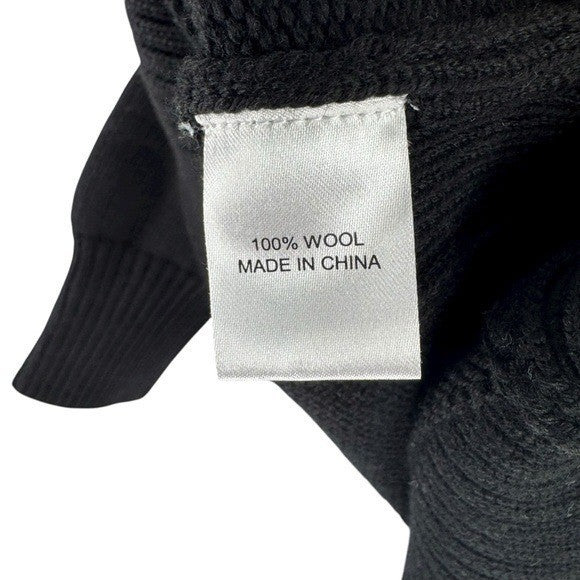 Tuckernuck NEW Wool Black Sophia 100% Wool Turtleneck Tunic Sweater Size S