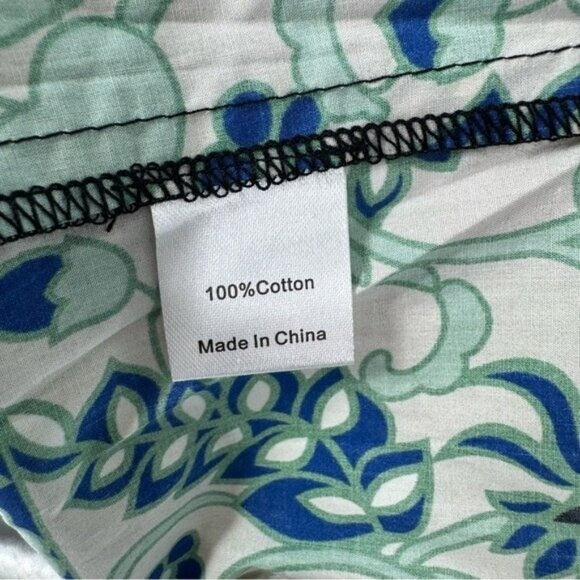 Tuckernuck | NEW Batik Floral Hampton Pull On Cotton Maxi Skirt Size XXXL