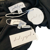 Petal & Pup NEW Sienna Satin Formal Black Midi Dress Matching Set Size XS