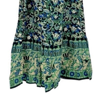 Tuckernuck | NEW Batik Floral Hampton Pull On Cotton Maxi Skirt Size XS
