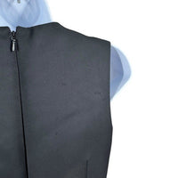 Tanya Taylor Black Noaki Embellished Sleeveless Drop Waist Mini Dress Size 0