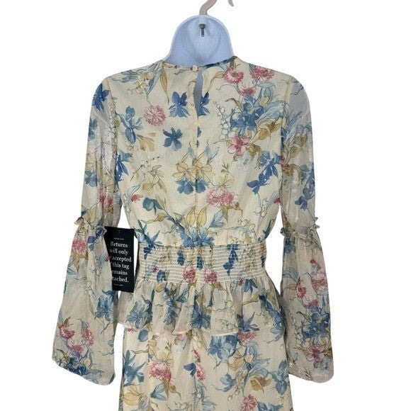 Tuckernuck NEW Lilly of the Valley Matching Set Blouse and Maxi Skirt Size XS