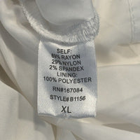 Pomander Place White Carly Henley Casual T Shirt Mini Dress Size XL