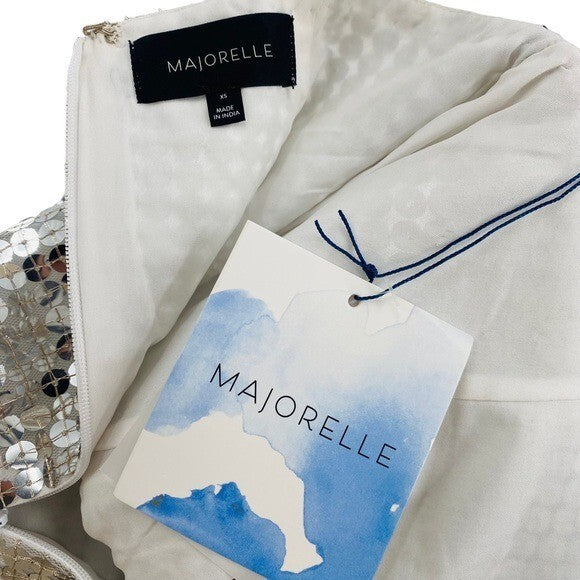 Majorelle | NEW Jovanna Strapless Metallic Bodycon Cocktail Dress Size XS