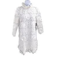 Tuckernuck | NEW Blanc Guipure Lace Daphne Preppy Mini Dress Size XXS