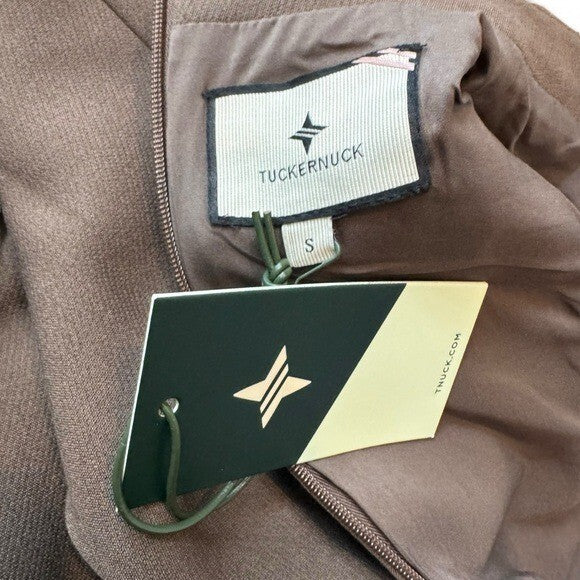 Tuckernuck | NEW Brown Green Demitasse Griffiths Sleeveless Mini Dress Size S