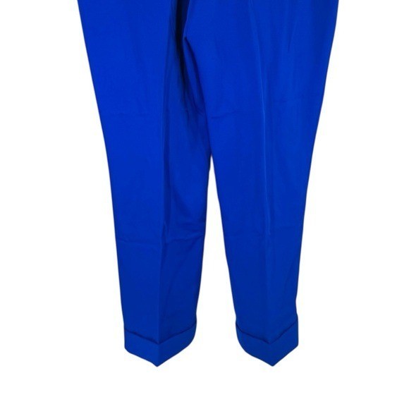 Tuckernuck NEW Sapphire Blue Duncan Pleated Straight Leg Trouser Pant Size M