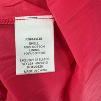 Hyacinth House NEW Pink Serafina Drop Waist Smocked Cotton Midi Dress Size S