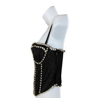 NBD | NEW Dayanna Corset Crystal Embellished Mesh Top Size L
