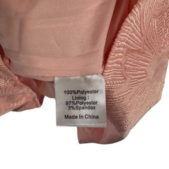 Tuckernuck NEW Bellini Fil Coupe Pink Drop Waist Long Sleeve Palmerston Dress M