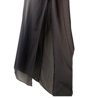 NEW DUNDAS X REVOLVE Stardust Rhinestone Black Semi Sheer Maxi Dress Size S