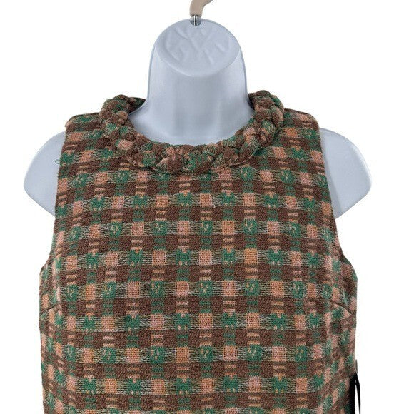 Tuckernuck NEW Neapolitan Tweed Sleeveless Retro Mod Jackie Mini Dress Size XS