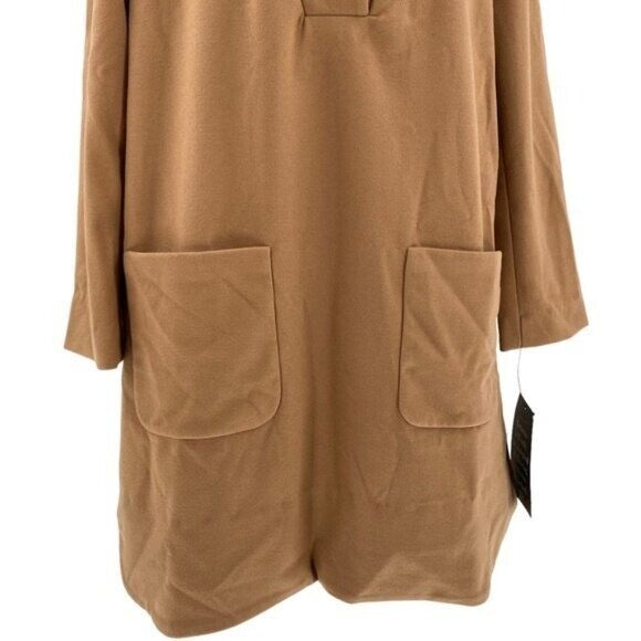 Tuckernuck | NEW Emerson Equestrian Elbow Patch Retro Camel Mini Dress Size XXL