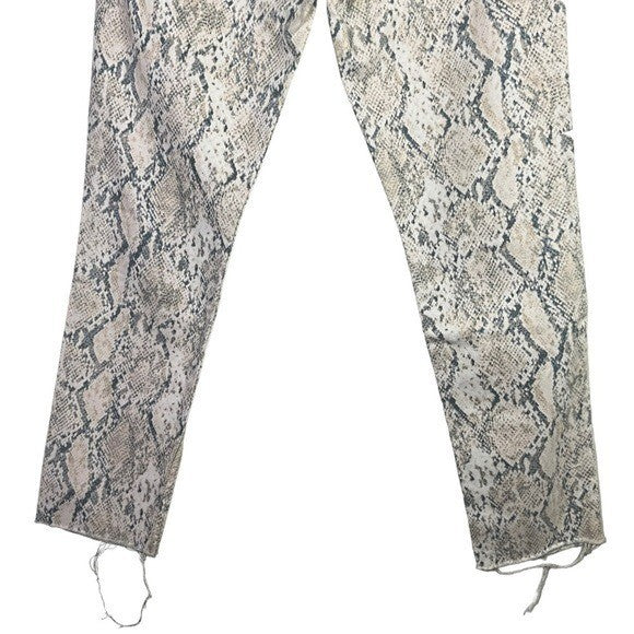 GRLFRND | NEW Karolina High Rise Ankle Jean in Snake Bite Size 28