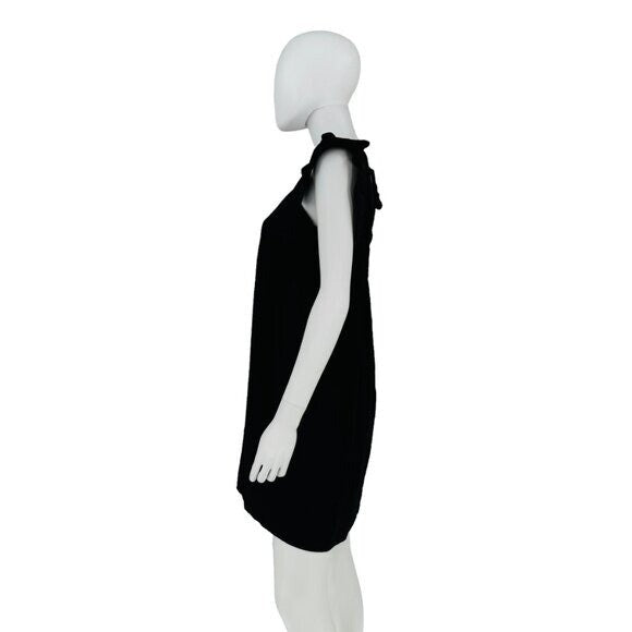 Pomander Place NEW Black Camella Linen Blend Casual Mini Dress Size XS
