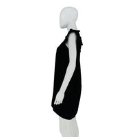 Pomander Place NEW Black Camella Linen Blend Casual Mini Dress Size XS