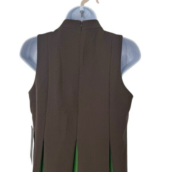 Tuckernuck | NEW Brown Green Demitasse Griffiths Sleeveless Mini Dress Size XL