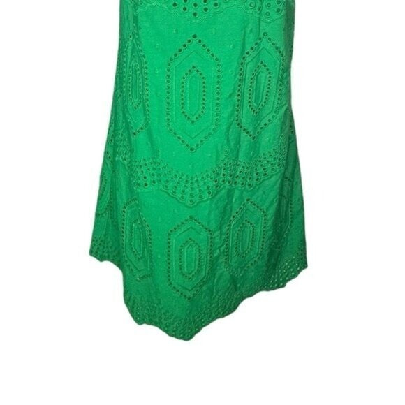 Hyacinth House NEW Green Eyelet Beaded Strap Mini Ibiza Cocktail Dress Size XXL