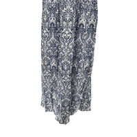 Hyacinth House NEW Navy Scroll Print Toula V Neck Sleeveless Maxi Dress Size XXL