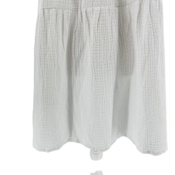 Petal & Pup NEW Hawkins Gauzy Off the Shoulder Mini Dress in White Size 4