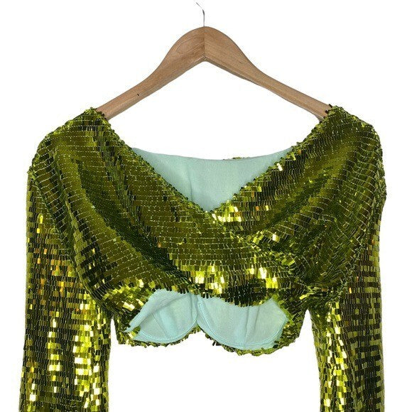 NERVI | NWT Ella Top in Green Mint Size 40/S