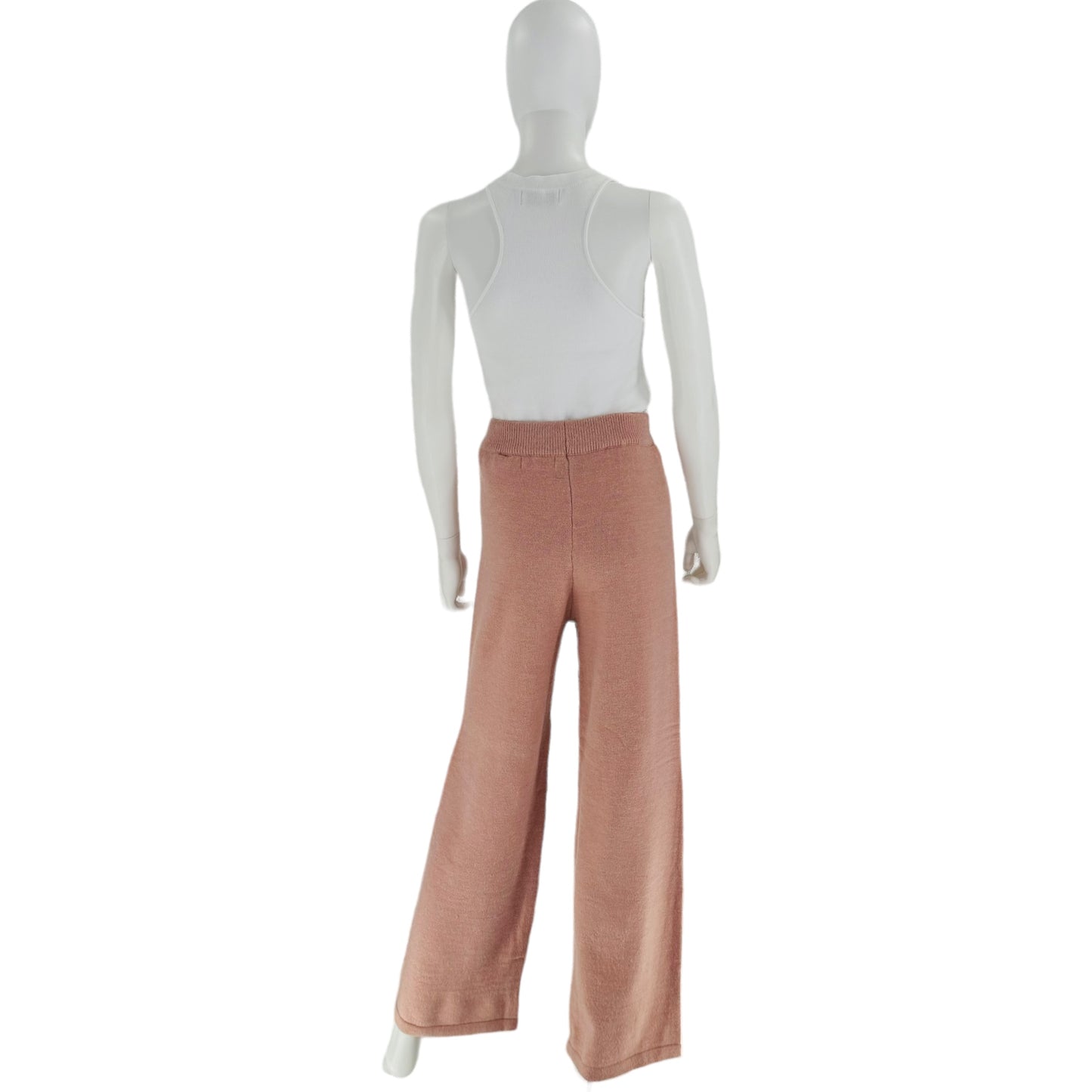 Petal & Pup Shalini Pink Cozy Wide Leg Knit Loungewear Sweatpants