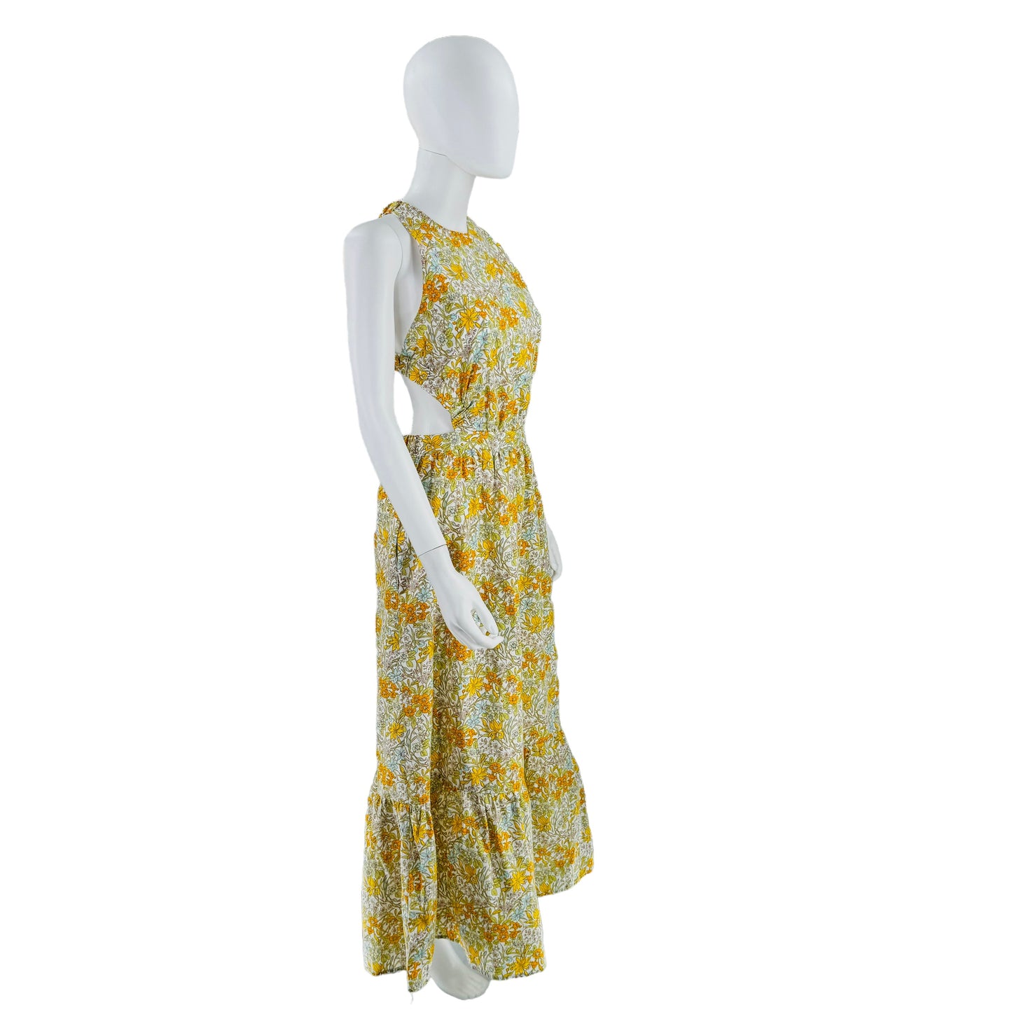 Hyacinth House Yellow Pastel Floral Maggie Maxi Dress